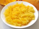 Assiette de courge spaghetti