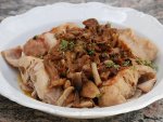 Lapin aux girolles et autres champignons des bois