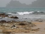 Plage sur l'île de São Tomé