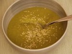 Potage aux asperges vertes