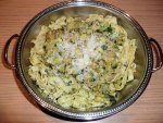 Tagliatelles pesto courgettes