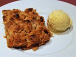 Crumble pommes orange