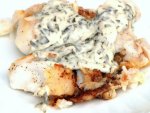 Filets de cabillaud à la crème d'oseille